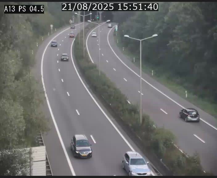 Traffic live webcam Luxembourg Differdange - A13 direction Esch-sur-Alzette - BK 4.5