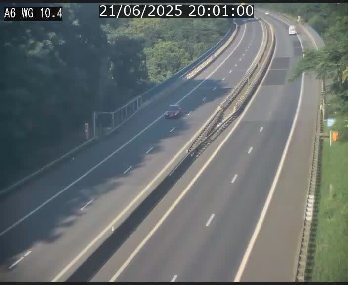 Traffic live webcam Luxembourg Mamer - A6 - BK 10.4 - direction Luxembourg/France/Allemagne