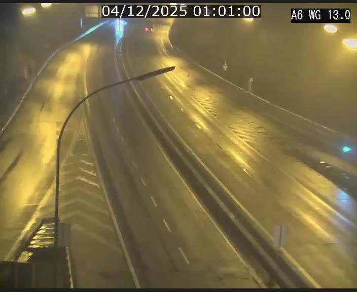 Traffic live webcam Luxembourg Mamer - A6 - BK 13 - direction Luxembourg/France/Allemagne