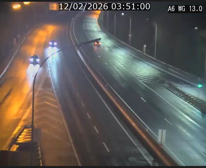 Traffic live webcam Luxembourg Mamer - A6 - BK 13 - direction Luxembourg/France/Allemagne