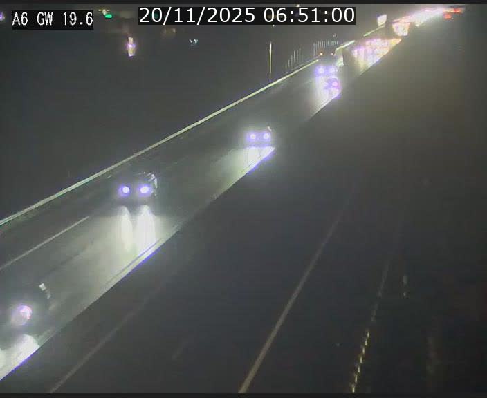 Traffic live webcam Luxembourg - Steinfort - A6 - BK 19.6 - direction Belgique