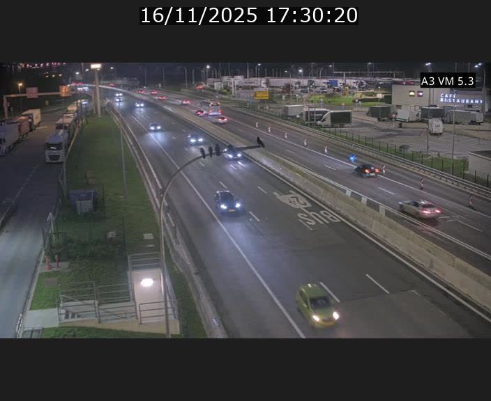 Traffic live webcam Luxembourg Aire de Berchem - A3 - BK 5 - direction France