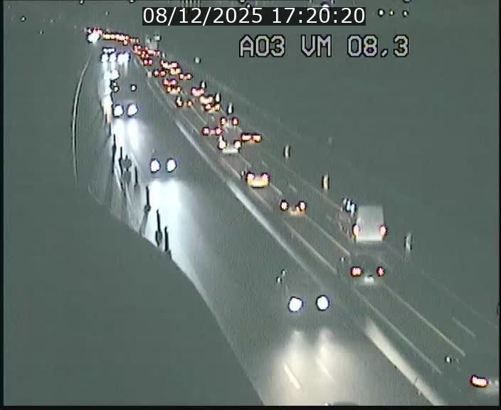 Traffic live webcam Luxembourg Bettembourg - A3 - BK 8.3 - direction France