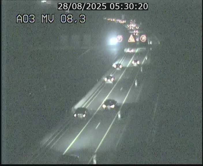 Webcam Autoroute après la Croix de Bettembourg en direction de Luxembourg sur l'A3