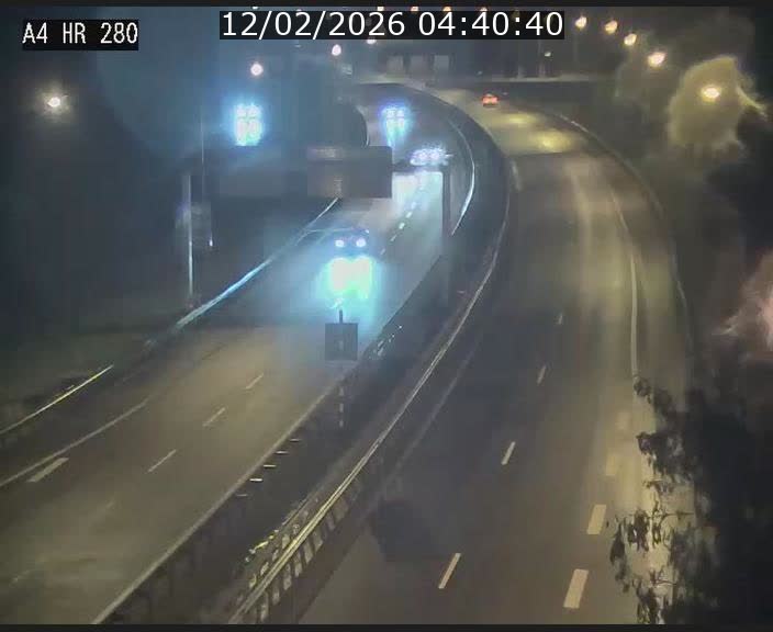 Webcam traffic A4 Luxembourg - BK 0.2 - P+R Bouillon (direction Luxembourg)