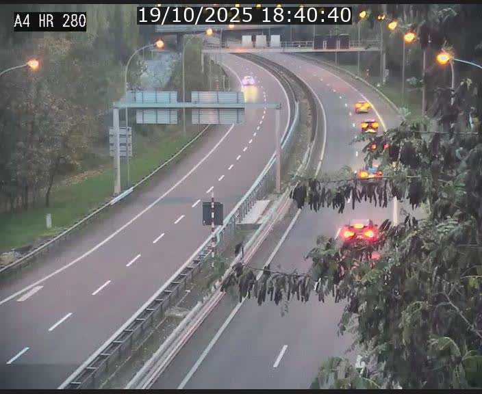 Webcam traffic A4 Luxembourg - BK 0.2 - P+R Bouillon (direction Luxembourg)