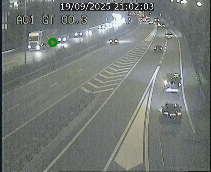 Traffic live webcam Luxembourg Croix de Gasperich - A1 direction Kirchberg - BK 0.3