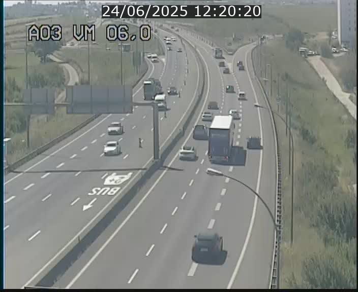 Traffic live webcam Luxembourg Aire de Berchem - A3 - BK 6 - direction France