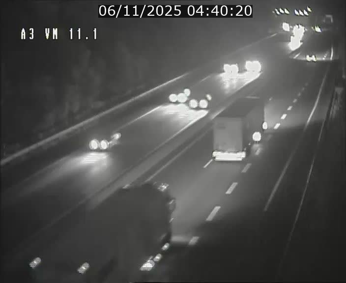 Webcam à la frontière franco-luxembourgeoise, avant la Croix de Bettembourg - BK 11.1 - direction Luxembourg-ville