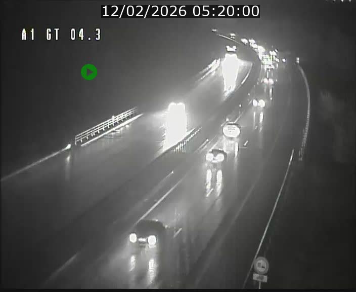Traffic live webcam Luxembourg Itzig - A1 direction Sandweiler - BK 4.3