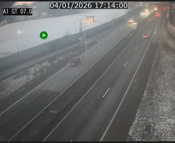 Traffic live webcam Luxembourg Cents - A1 direction Kirchberg - BK 7