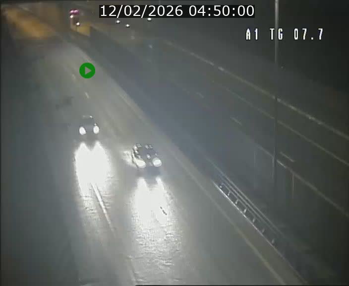 Traffic live webcam Luxembourg Kirchberg - A1 direction Luxembourg-ville - BK 7.7