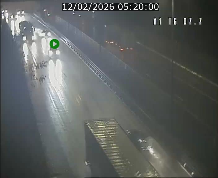 Traffic live webcam Luxembourg Kirchberg - A1 direction Luxembourg-ville - BK 7.7