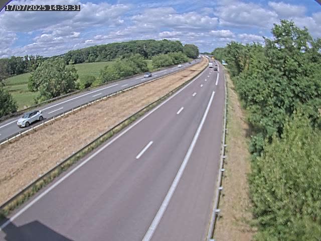 Caméra autoroute France - A31, Fey direction Metz
