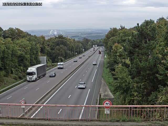 Caméra autoroute France - A33, Houdemont direction Lunéville