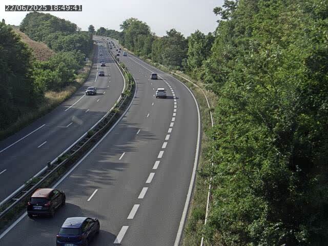 Caméra autoroute France - A33, Rosières direction Lunéville