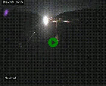 Webcam autoroute A63 en périphérie de Bordeaux au sud-est de la ville, en provenance du bassin d'Arcachon. Vue orientée vers Bordeaux