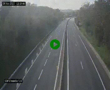 Webcam routière au début de la N10, au sud de Poitiers, proche de la jonction avec l'A10