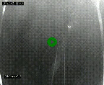 Webcam routière au début de la N10, au sud de Poitiers, proche de la jonction avec l'A10