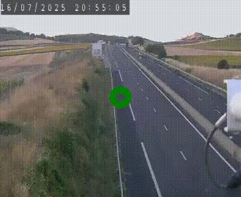 Caméra autoroute A75 à hauteur de Le Crest, en direction de Montpellier