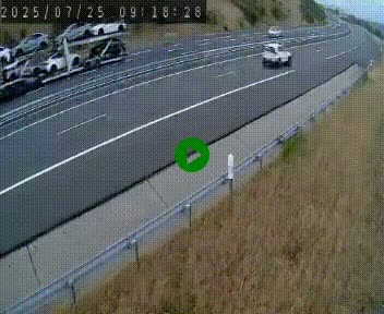 Caméra autoroutière France - A75, Engayresque, entre Millau et Séverac-le-Chateau, en direction de Montpellier