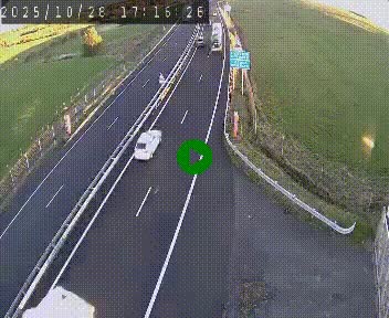 Caméra autoroute A75 à hauteur du col de la Fageole en direction de Clermont-Ferrand