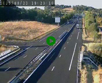 Caméra autoroutière France - A75, Coren, en direction de Montpellier