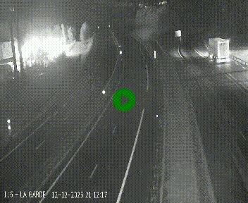 Caméra autoroute A75 à hauteur du col du rocher blanc en direction de Montpellier