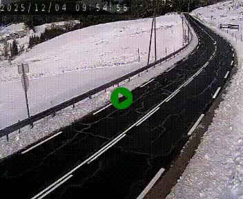 Webcam routière au niveau du col de la Chavade en Ardèche, sur la N102 à 1266 mètres d'altitude