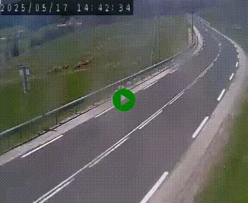 Webcam routière au niveau du col de la Chavade en Ardèche, sur la N102 à 1266 mètres d'altitude