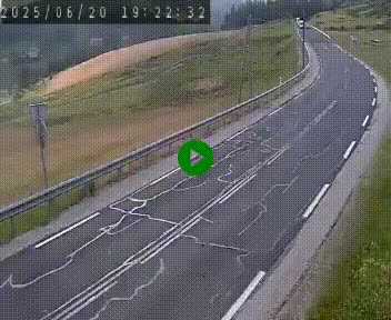 Webcam routière au niveau du col de la Chavade en Ardèche, sur la N102 à 1266 mètres d'altitude