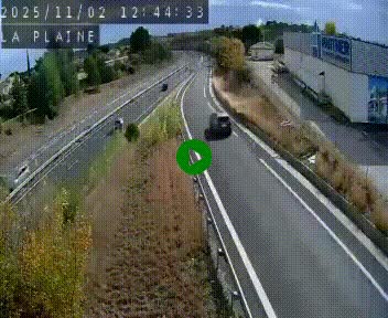 Caméra routière France - N109, Juvignac - La plaine, en direction de Clermont l'Hérault, à la sortie de Montpellier