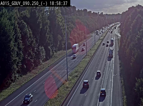 Webcam autoroute Belgique - Gouy-lez-piéton - E42 - BK 90.3
