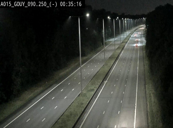 Webcam autoroute Belgique - Gouy-lez-piéton - E42 - BK 90.3