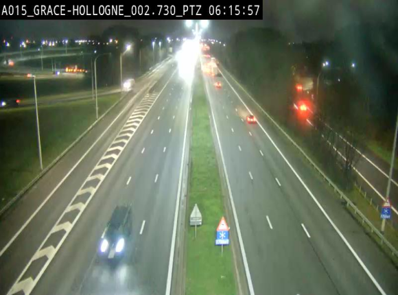 Caméra trafic Belgique - Grâce-Hollogne - E42, jonction avec A604, direction Loncin/Aéroport de Liège -  BK 3.2