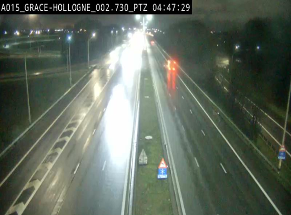 Caméra trafic Belgique - Grâce-Hollogne - E42, jonction avec A604, direction Loncin/Aéroport de Liège -  BK 3.2