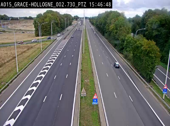 Caméra trafic Belgique - Grâce-Hollogne - E42, jonction avec A604, direction Loncin/Aéroport de Liège -  BK 3.2