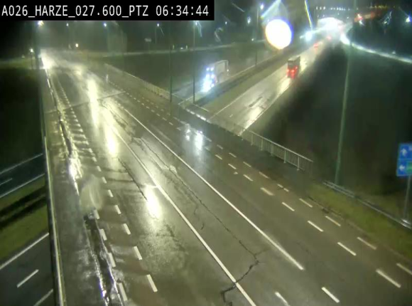 Caméra autoroute Belgique - Sougné-Remouchamps,E25 direction Luxembourg