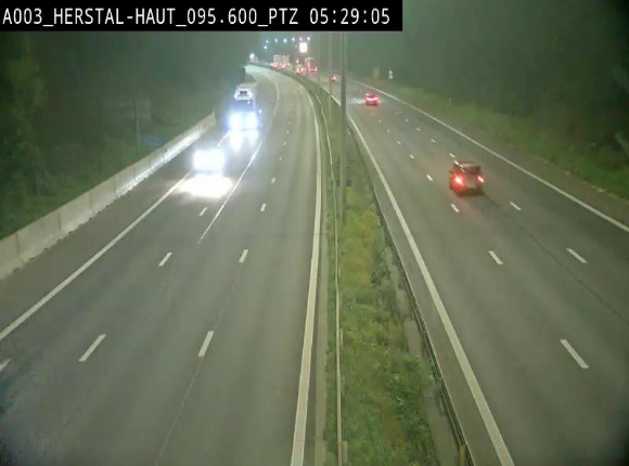Webcam E40 à Herstal en direction de Liège et en provenance d'Aachen