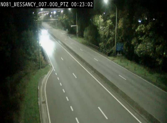 Webcam sur la N81 (E411) à hauteur du Cora Messancy. Vue orientée vers Arlon