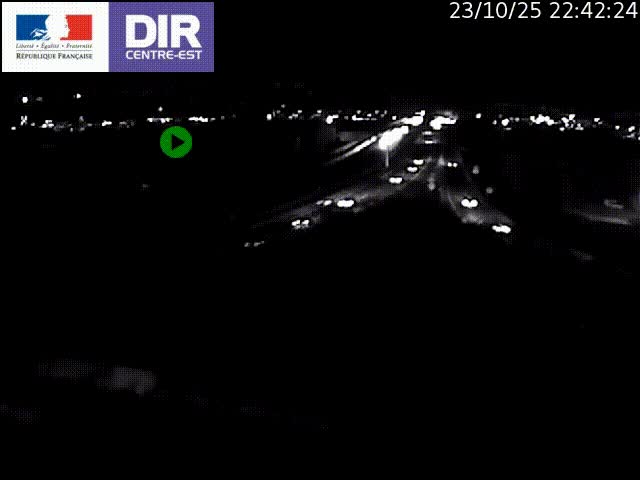 Clone of Caméra de circulation sur A7 à Lyon Perrache vers Marseille, le long du Rhône