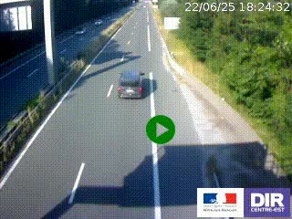 Webcam sur la nationale N90 à Gilly-sur-Isère, en direction et à proximité d'Albertville