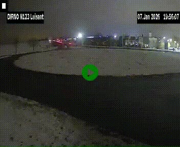 Webcam en périphérie de Chartres sur la N123, à hauteur de Luisant. Vue orientée vers Chartres