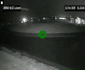 Webcam en périphérie de Chartres sur la N123, à hauteur de Luisant. Vue orientée vers Chartres