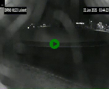 Webcam en périphérie de Chartres sur la N123, à hauteur de Luisant. Vue orientée vers Chartres