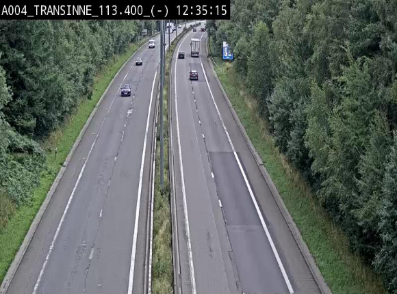 Caméra trafic E411 (A4) - Transinne direction Namur - BK 113.425