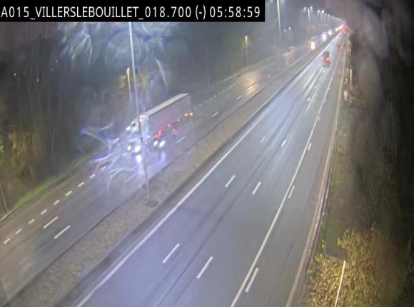 Webcam autoroute Belgique - Villers-le-Bouillet - E42 direction Liège - BK 18.7