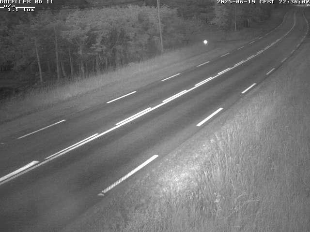 Webcam à 424 mètres d'altitude dans la Tranchée de Docelles dans les Vosges, à proximité d'Epinal sur la route de Gerardmer (D11)