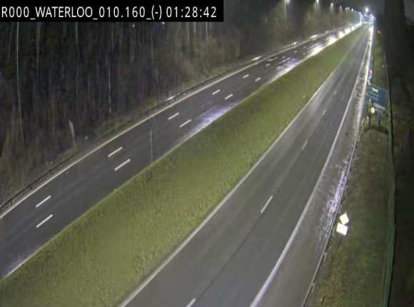 Webcam autoroute Belgique - Waterloo - R0 (ring de Bruxelles) - BK 12.3