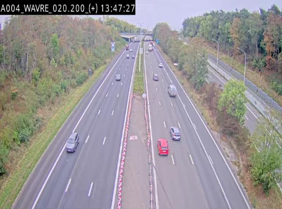 Webcam @ Wavre-sud KP 19.6, A4/E411
